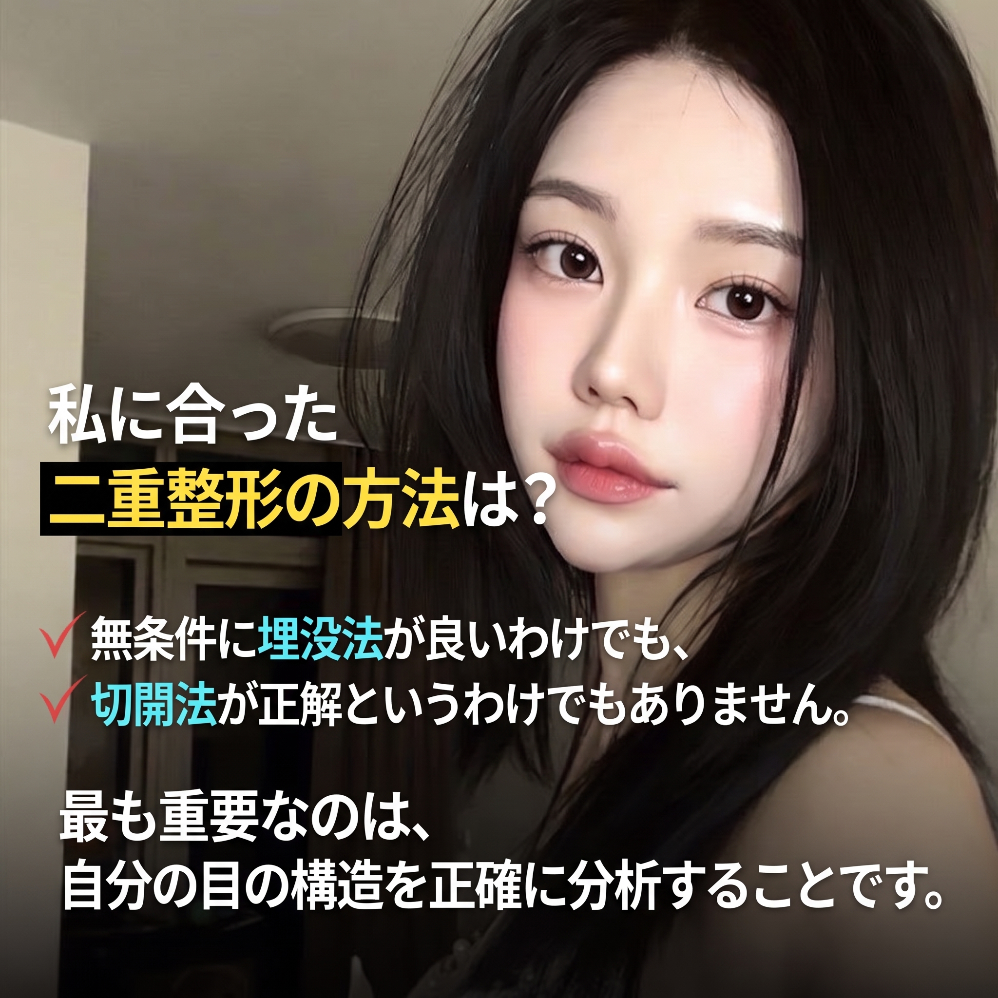 釜山二重まぶた整形、自分の目に合った手術法を見つける方法 사진 3