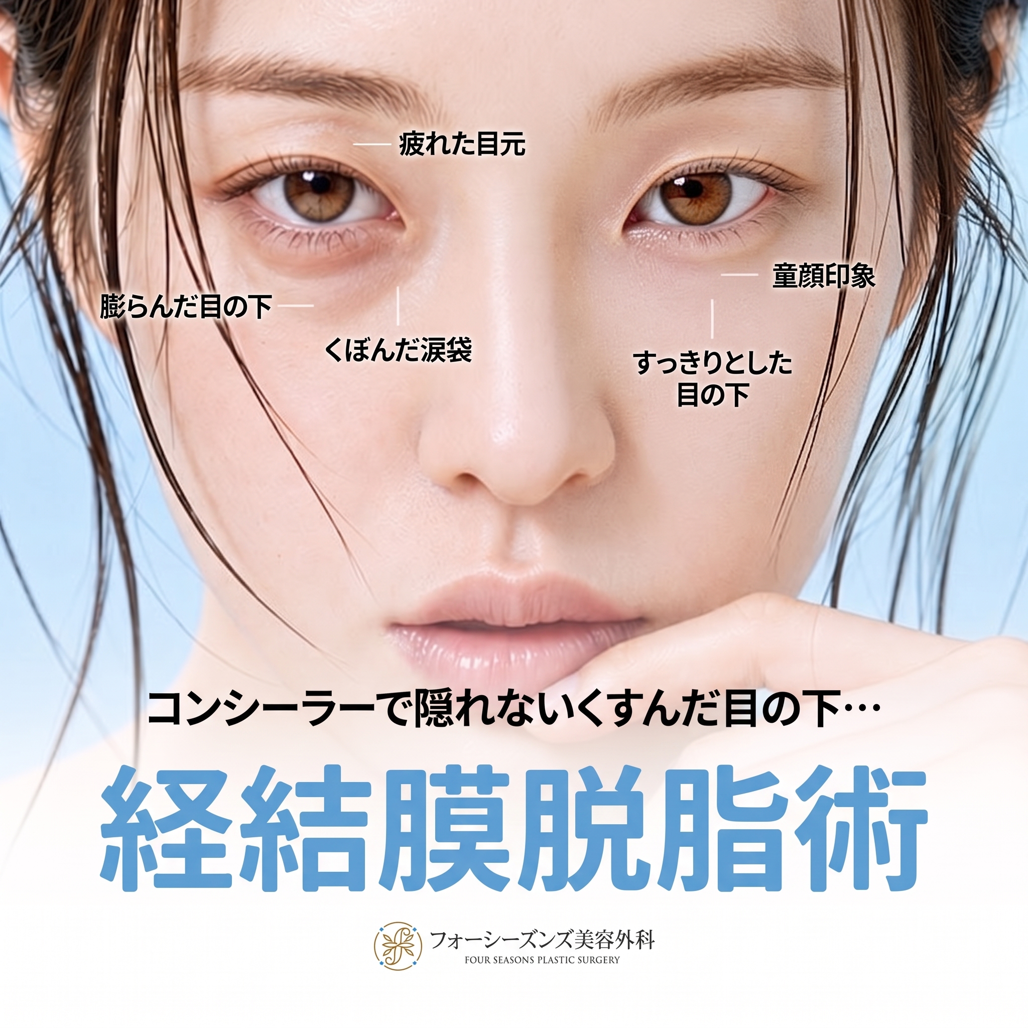目の下の脂肪再配置、クマと膨らんだ目の下を一度に改善 사진 2