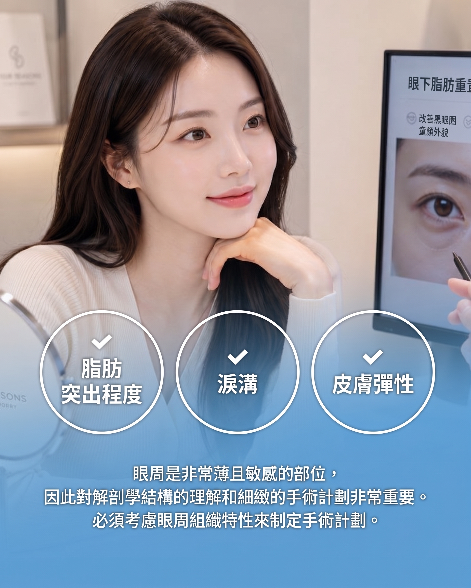 眼底脂肪重新排列，一次改善黑眼圈和眼底浮腫 사진 7