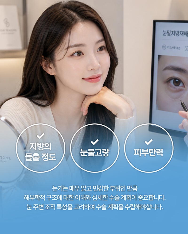 눈밑지방재배치, 다크서클과 불룩한 눈밑 한번에 개선 사진 7